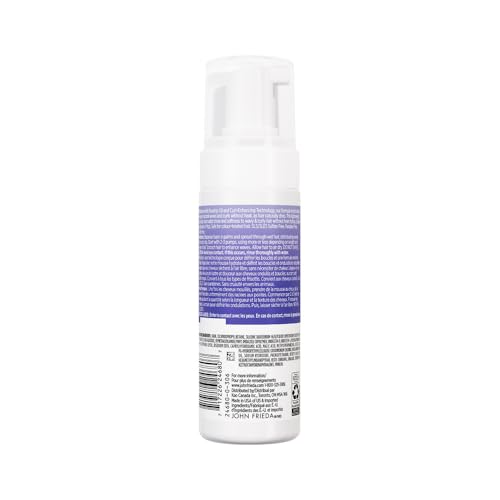 John Frieda Frizz Ease Dream Curls Air Dry Waves Styling Foam for Defined Bouncy Curls | Curl Enhancing Technology | Rosehip Oil | Curls without heat | Airdry foam | Lightweight and Non-Sticky | Frizz Free Curls and Waves (150 mL)